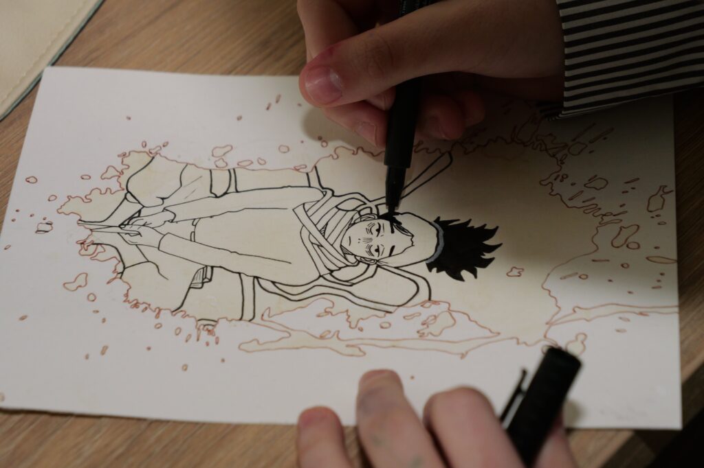 Cours de dessin Manga avec Alexandrine